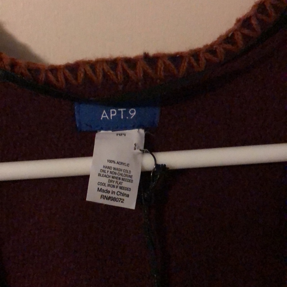 Nwt Apt 9 Open Front Blanket Cardigan Poncho Wrap… - image 2